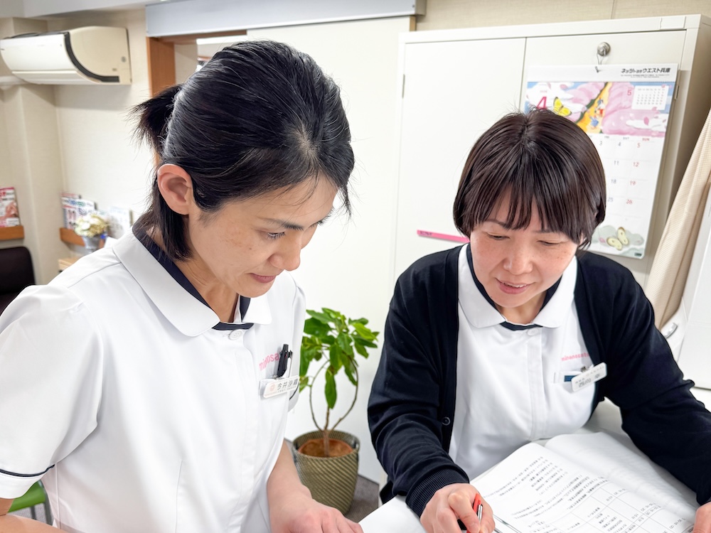 看護師打ち合わせ